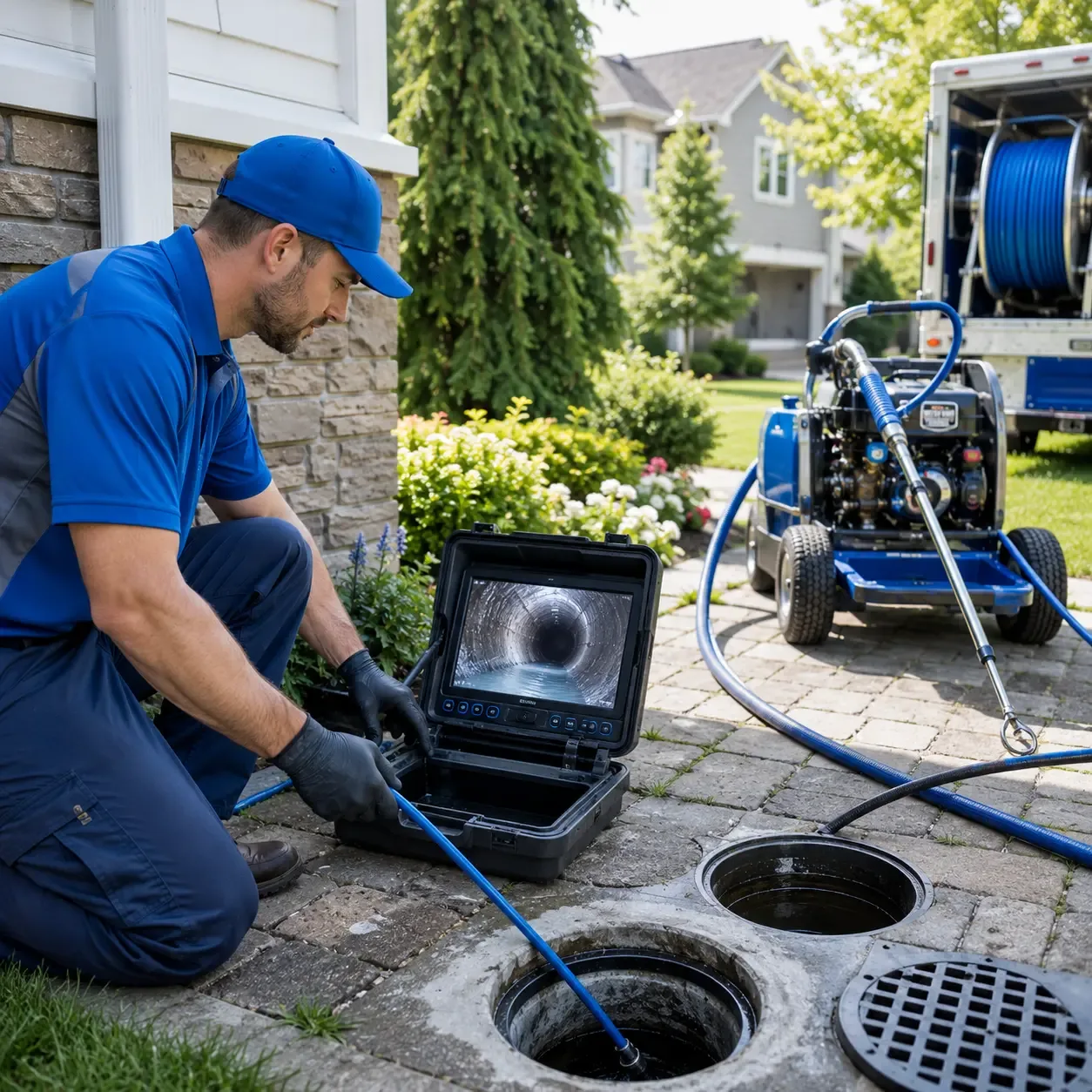 Outdoor drain cleaning professionals serving South Pittsburg, TN